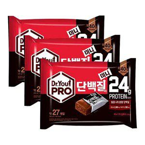 오리온 닥터유프로 단백질바 미니 280g, 3개