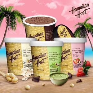 하와이안호스트 파인트 아이스크림 4종 3통 골라담기(초콜릿/바닐라/말차/딸기)