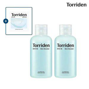 [SET] 토리든 다이브인 저분자 히알루론산 스킨부스터 200ml X 2개 (+멀티패드 10매입