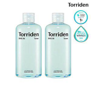 [SET] 토리든 다이브인 저분자 히알루론산 토너 300ml X 2개