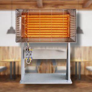 겨울 사무실 카페 야외 대용량 원적외선 난방기 국산 히터 안전 전기 스토브 2단