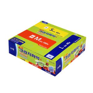 실속 믹스 지퍼백 혼합팩 200매(소60+중100+대40)