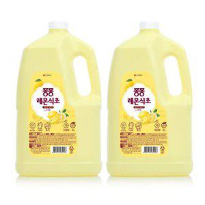 [내일도착]퐁퐁 주방세제 레몬식초 용기형 3L 2개