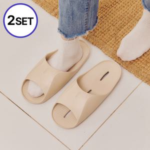 [2set] 오우투 EVA 카누 슬리퍼 욕실화 실내화 겸용 부부 커플 욕실화