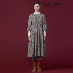 [Thursday Island] 코듀로이 플라워 패턴 원피스(T238MOP246W)
