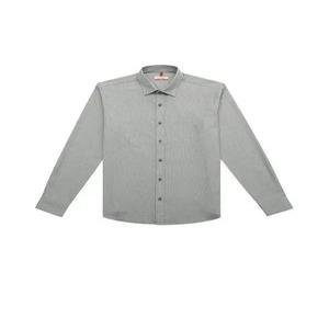 [오스틴리드]그린 패턴 면혼방 셔츠-A2CL2703