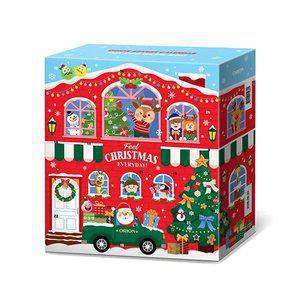 오리온 크리스마스 어드벤트 캘린더 과자세트, 1개