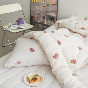 플로라 코지베어 먼지없는 세미마이크로 차렵이불