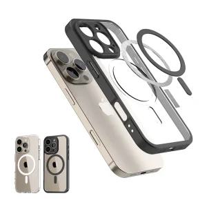 아이커버 맥세이프 클리어 케이스 아이폰 16 프로 맥스 15 플러스 14 13 12 갤럭시 S2