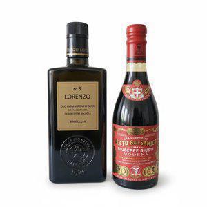 주세페 주스티 3메달 발사믹식초 250m x 로렌조 no3 올리브오일 500ml