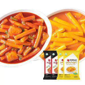 [내일도착]미미네 서울떡볶이 2봉 + 진짜치즈떡볶이 2봉