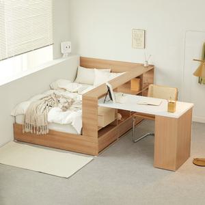 [오피스 체어 씨엘로 B,향균방수커버 선물] 파로마 큐브A 통 수납침대 SS (매트리스 ,