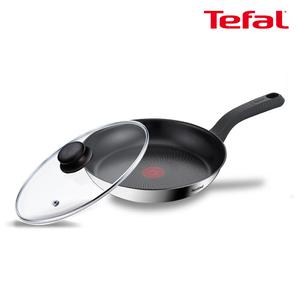테팔 인덕션 에센스쿡 후라이팬 28cm+유리뚜껑 28cm