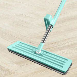 노터치 슬라이드 물걸레밀대 + 극세사리필패드 편리한 물걸레밀대[모조리박]