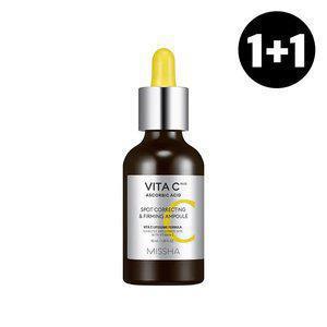 [1+1][미샤] 비타씨플러스 잡티 탄력 앰플 40ml (유통기한26.11.05)