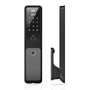 현대에이치티 푸시풀 무타공 지문인식 즉시잠김 디지털 도어락 TDL-P1102F