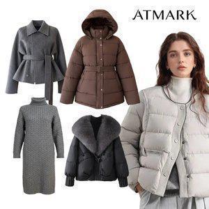 [페이 7%][20%쿠폰]ATMARK 신규입점 특가세일전 패딩 니트 점퍼 가디건