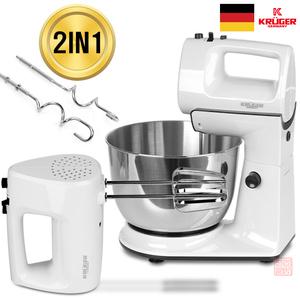 크루거 전동 핸드형 스탠드 겸용 반죽기 KRB-S4071 자동 핸드 거품기 휘핑기 가정용 식