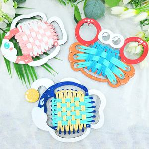 양말목 공예 여름 바다동물 위빙 받침대 업사이클링 만들기키트 환경교육