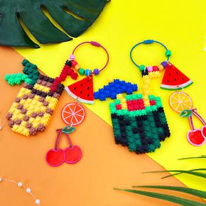 디폼블럭 여름 과일 주스 아크릴 와이어 키링 만들기 - 옵션