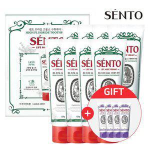 프.라임 구취케어 고.불소치약 아쿠아민트향 120g 8개 +잇몸케어4개