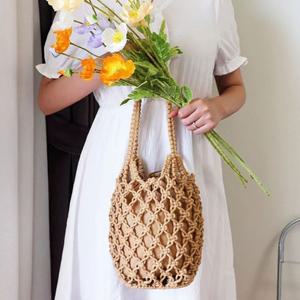 J2K 비치백 그물백 휴양지 썸머 네트 숄더백 여름 여행