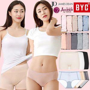 [BYC/제임스딘] 여성 팬티 세트 순면 쿨 인견 모달 면스판 위생 요일 삼각 사각 드로즈