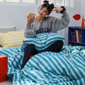 플로라 드로잉 먼지없는 세미 극세사 겨울 차렵이불 3컬러