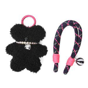 귀여운 뽀글이 곰돌이 인형 키링 / 핸드폰 에어팟 가방 장식 열쇠고리 키홀더