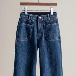 (안나앤모드DAY) jins 일자 와이드 기모데님[데님DDP62]