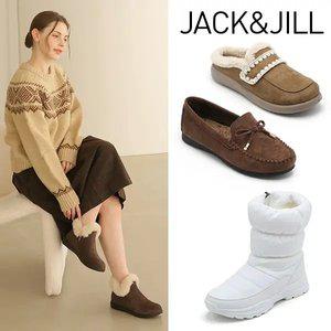 [잭앤질 슈즈] 발끝의 훈훈함~ 털 슬리퍼/패딩 앵클 부츠/스웨이드 로퍼