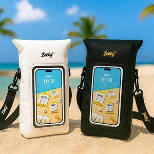 빌리365 2리터 방수 드라이백 수영 가방 물놀이 실리콘 파우치