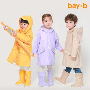 KC인증 [BAY-B] 유아동 어린이 우비 장화 레인코트 레인부츠 비옷 우의