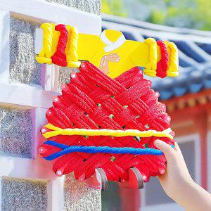 양말목 공예 명절 설날 추석 색동 한복 위빙 받침대 업사이클링 만들기 키트 / DIY 전