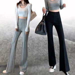 힙제이 기모 여성용 부츠컷 앞핀턱 스판 트레이닝 빅사이즈까지 블랙 겨울 여성바지 4