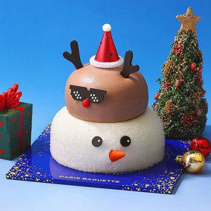 [파리바게뜨] 윈터팝 듀오 루돌프와 스노우맨 케이크