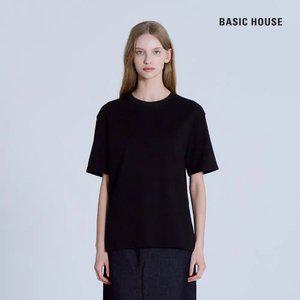 (정상가:39,800원) 베이직하우스 여성40수릴렉스핏라운드반팔티셔츠2팩 LATS0206
