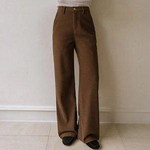 겨울기모 스판골덴 와이드팬츠(숏/기본/롱)