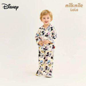 [밀크마일로로] [디즈니]베이비 미키와친구들 피치웜  파자마