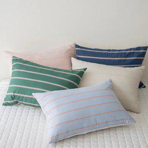 2장 1세트 먼지없는 부드러운 마이크로 알러지케어 순면 베개커버