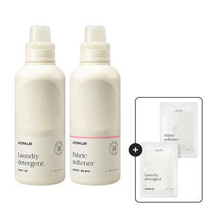 아토팜 세탁세제 1000ml+섬유유연제(튤립블라썸) 1000ml GIFT)세제20ML+유연제20ml