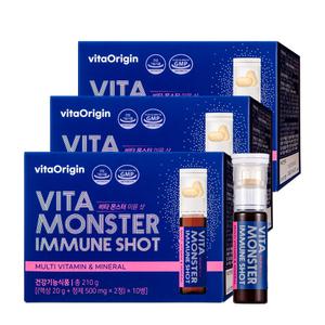 비타오리진 비타 몬스터 이뮨 샷 10입, 3개