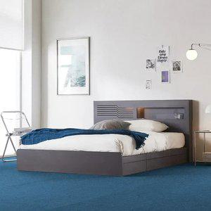 [베스트 특별가] 파로마 침대 레아 LED조명 수납침대 슈퍼싱글 퀸 매트리스선택