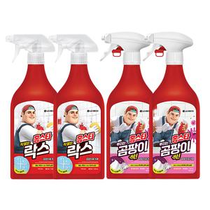 홈스타 맥스프레쉬 뿌곰싹, 500ml, 2개 + 착붙는락스, 500ml, 2개