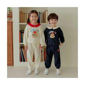 프렌즈 카라 맨투맨 셋업(2color)