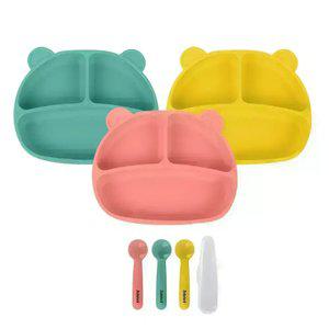 [베베락] 엘파 실리콘 흡착식판세트