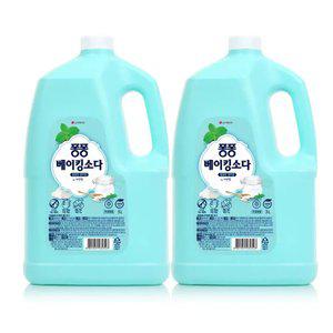 [내일도착]퐁퐁 주방세제 베이킹소다 용기형 3L 2개