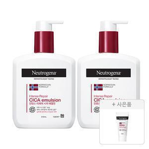 뉴트로지나 인텐스 리페어 시카 에멀젼 플로럴향 310ml, 2개+증정(인텐스 리페어 시카