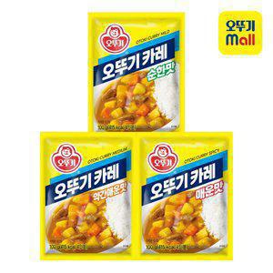 [본사직영][4+4] 오뚜기 분말카레 3종(순한맛/약간매운맛/매운맛) 골라담기 모음전