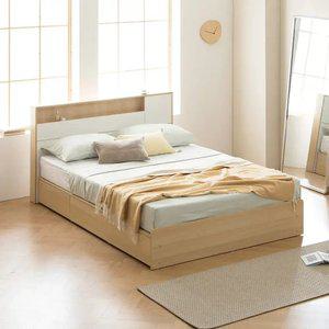 파로마 펜나 LED 3단 통수납침대 슈퍼싱글/퀸